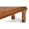 Carroll Sheesham Wood Bench In Honey Oak Finish
