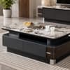 The Sovereign Premium Marble Top Coffee Table with Storage