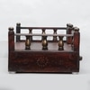 D'Dass Copper Mdf and Sheesham Wooden Temple For Pooja