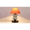 Sawyer Orange cotton Shade Iron Table Lamp