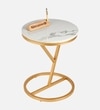 Y Metal Side Table in Gold Colour