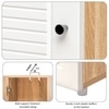 Lofty Tall Wardrobe with Striped Design for Bedroom Storage & Organization