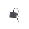 Grey Jute Zig Zag Curvy table lamp with Iron Base (SP42)