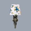 Devansh Metal Electric Wall Light in Antique Gold Colour with Multi Shade Count of 1 Light
