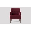 London Fabric Accent Chair in Maroon Colour