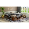 Unicorn Sheesham Wood Queen Size Bed Box Storage Storage Honey OakOak Finish (60 x 78 inches)