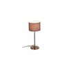 Canaan Grey Fabric Shade Table Lamp with Steel Steel Base