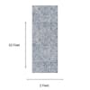 Neulooms Handloom Knotted Reversible Flatweave Runner Rug Blue or Ivory 2x10