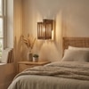 Elegant Brown Solid Wood Wall Lights