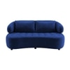 Henry Velvet 2 Seater Sofa Navy Blue Color