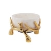 Opulent Antler Marble Centerpiece