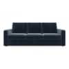 Apollo Sofa Set (Colour : Sea Port Blue Velvet, Cushion : Hard, Back Type : Regular, Seater : 3+1+1)