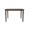 Monterey 4 Seater Dining Set with 4 Chairs (Rubberwood, Dark Cappuccino Finish)