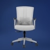 Regalia Mid Back Mesh Office Chair in Grey Colour