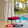Swingzy Premium Single Seater Polyester Swing Chair Black