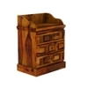 Woodway Solid Wood Bedside Table in Honey Finish