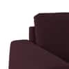 Granada Premium 3 Seater Fabric Sofa in Deep Plum Velvet Colour