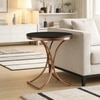 Urban Metal Side Table in Rose Gold Colour