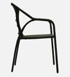 Esperance  Wicker Chair In  Black Finish