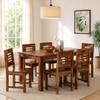 Rick 6 Seater Dining Set In Provincial Teak