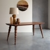 Kafano Solid Wood 4 Seater Dining Table in Honey Finish