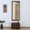 Hand-Painted Solid Wood Dresser in Multicolour with Mirror