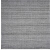 Linear Texture Pet Yarn Rectangle Carpets Hand Loom in Grey Colour