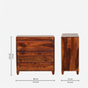 Rehan 3 Drawer Chest Of Drawer in Honey Finish