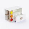 Building Blocks Storage Unit In White Colour