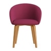 Meryl Lounge Chair Colour - Raspberry
