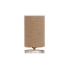 Chase Beige Jute table lamp with White Brushed wood base