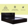 Kamira Engineered Wood King  Size Bed With Drawer Storage (Melamine Finish)