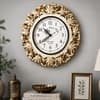 Gold Solid Wood Kalpalata Wall Clock By DisooFashions