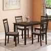 Ava 4 Seater Dining Table With 4 Chairs (Finish : Umber Walnut)