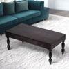Hudson Sheesham Wood Coffee Table In Mahogany Finish