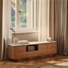 Nira Solid Wood TV Unit in Brown Colour