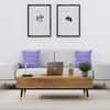 Hexa Engineered Wood Coffee Table With Metal Legs In Giant Wood