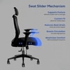 Eterna High Back Ergonomic Study Chair in Black Colour