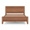 Toledo Solid Wood King Non Storage Bed with Bedside Table (Standard) – Amber Walnut Finish