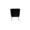 Fission Fabric Accent Chair in Black Colour