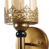 Eliante Modern Wall Lights Mild Steel & Glass Material Antique & Champaign Finish
