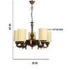 Devansh Solid Wood Electric Wall Light in Maroon Colour with Maroon Shade Count of 1 Light