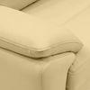 Farina 1 Seater Half Leather Sofa in Cream Colour