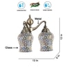 Devansh Metal Electric Wall Light in Multi Colour with Multi Shade Count of 2 Lights