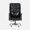 Maharaja Leatherette High Back Director Chair In Black Colour
