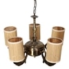 Devansh Black Wall Mounted Lamp With Off-White Cotton Shade