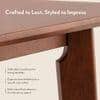 Augusta 6 Seater Dining Table In Dark Walnut Finish