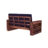Maruti 3+2+1 Seater Wooden Sofa (BLUE Colour, Teak Finish)