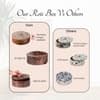 Allure Mango Wood Roti Box With Tong Pink