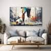 The Castle Decor Football Wall Art Set of 5 Digital Painting 27x48 Inch